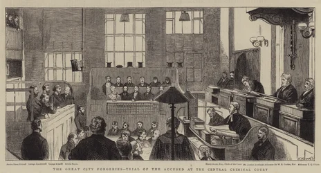 The Great City Forgeries, Trial of the Accused at the Central Criminal Court